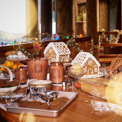 Gingerbread Chalet - 3 Wick Hearth Candle